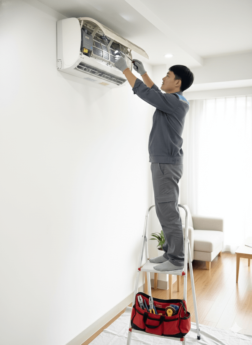 Sửa chữa máy lạnh tại nhà 14 sửa máy lạnh Thái Lê