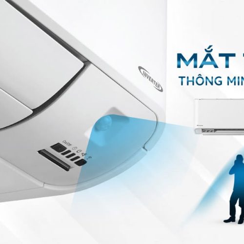 Máy lạnh Daikin FTKZ35VVMV (1.5Hp) Inverter 17 mat than thong minh tu dong ftkz