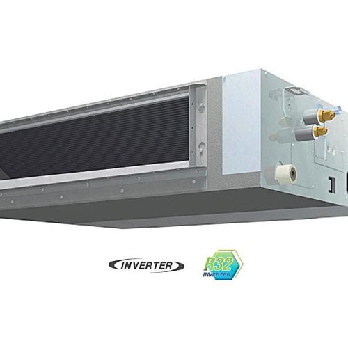 may lanh giau tran noi ong gio daikin inverter 50hp fbfc125dvmrzfc125dy1 brc2e61 3 pha 1