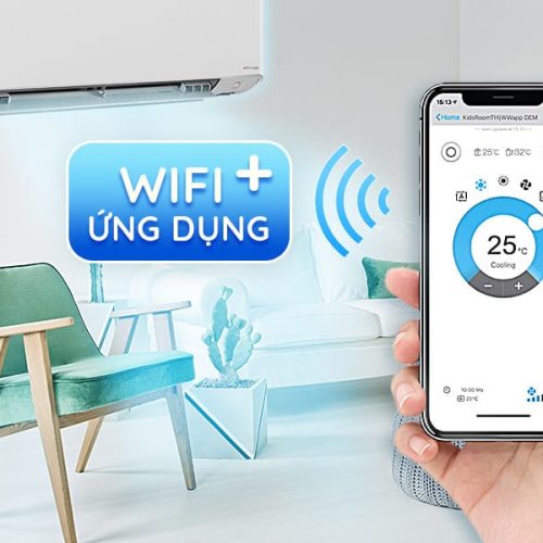Máy lạnh Daikin FTKZ35VVMV (1.5Hp) Inverter 15 tich hop ung dung wifi ftkz