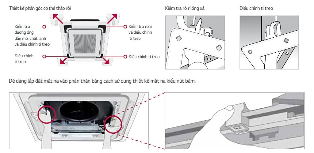 Máy lạnh âm trần LG ATNQ48GMLE7 (5.0Hp) Inverter 25 Máy lạnh âm trần LG ATNQ48GMLE7 (5.0Hp) Inverter